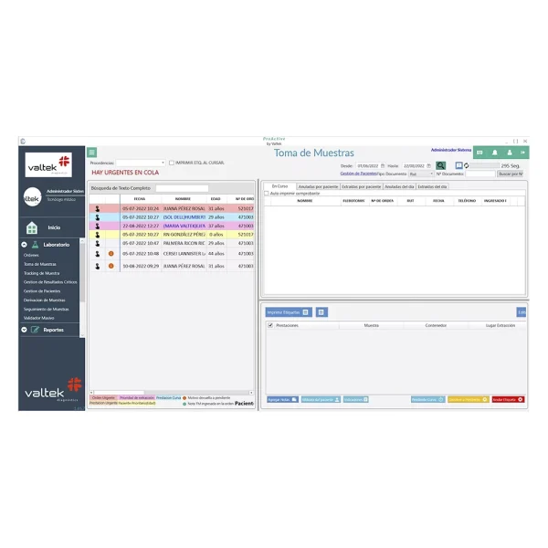 Sistema Informático de Laboratorio ProActiveLIS Valtek - Imagen 3