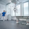 Rayos x Osteopulmonar de techo marca AGFA, modelo VALORY Ceiling